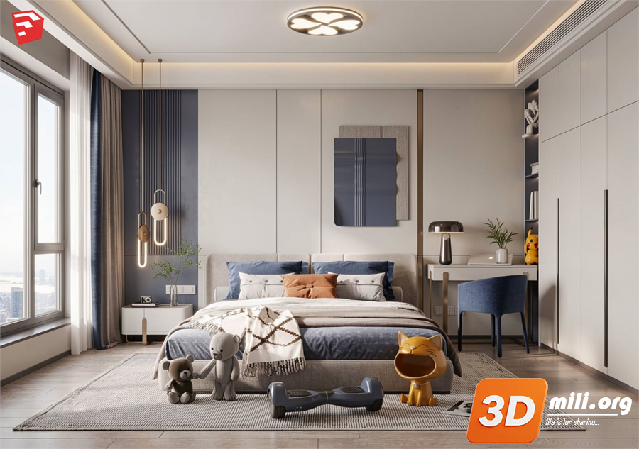 Children Room Scenes Skp FIles 